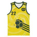 Australia Socceroos 2026 Custom Basketball Jersey Golden Sporty Style