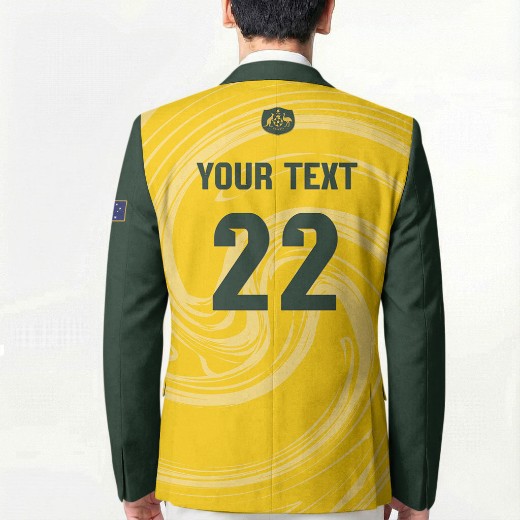 Australia Socceroos 2026 Custom Blazer Golden Sporty Style