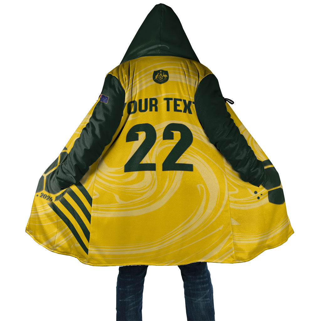 Australia Socceroos 2026 Custom Cloak Golden Sporty Style
