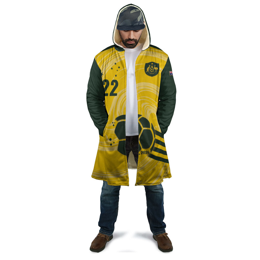 Australia Socceroos 2026 Custom Cloak Golden Sporty Style