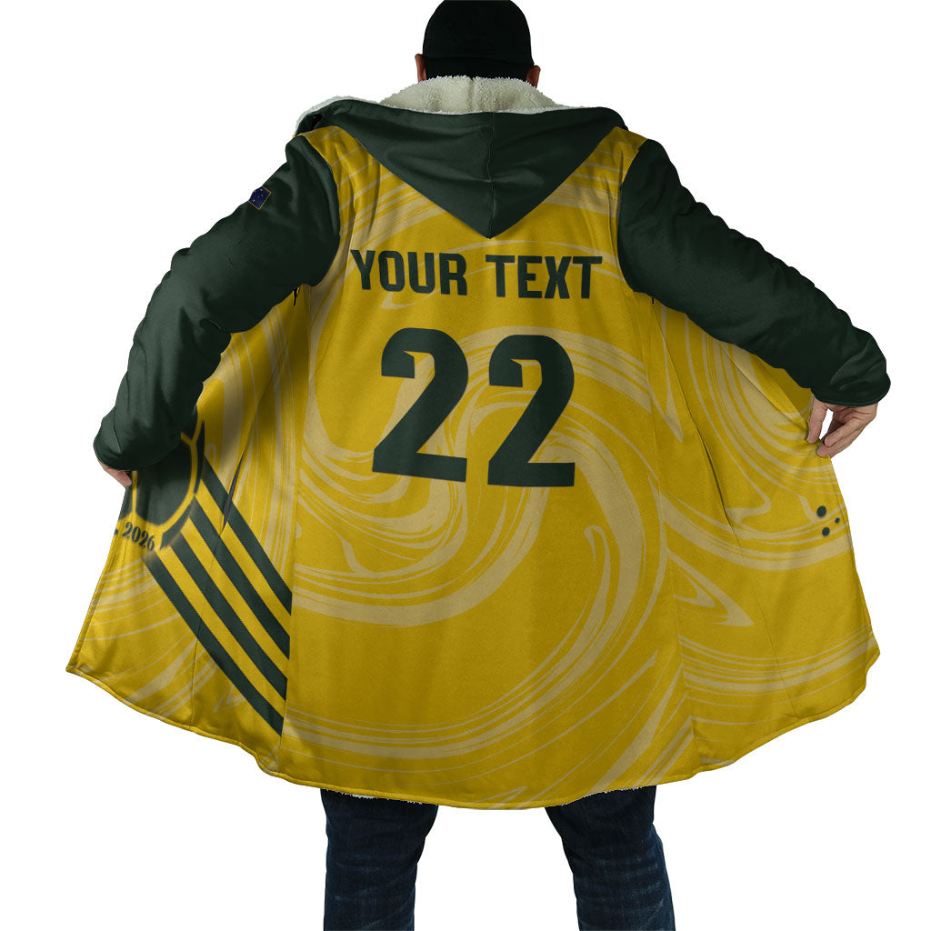 Australia Socceroos 2026 Custom Cloak Golden Sporty Style
