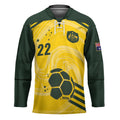 Australia Socceroos 2026 Custom Hockey Jersey Golden Sporty Style