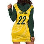 Australia Socceroos 2026 Custom Hoodie Dress Golden Sporty Style
