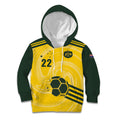 Australia Socceroos 2026 Custom Kid Hoodie Golden Sporty Style