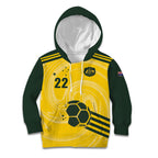 Australia Socceroos 2026 Custom Kid Hoodie Golden Sporty Style