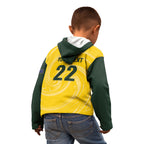 Australia Socceroos 2026 Custom Kid Hoodie Golden Sporty Style