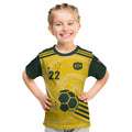 Australia Socceroos 2026 Custom Kid T Shirt Golden Sporty Style