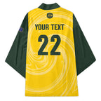 Australia Socceroos 2026 Custom Kimono Golden Sporty Style
