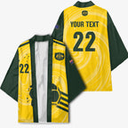 Australia Socceroos 2026 Custom Kimono Golden Sporty Style