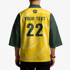 Australia Socceroos 2026 Custom Kimono Golden Sporty Style