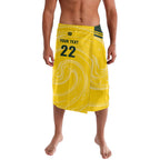 Australia Socceroos 2026 Custom Lavalava Golden Sporty Style