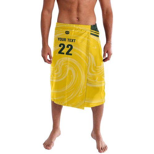 Australia Socceroos 2026 Custom Lavalava Golden Sporty Style
