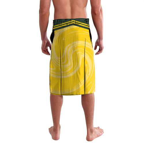 Australia Socceroos 2026 Custom Lavalava Golden Sporty Style
