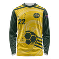 Australia Socceroos 2026 Custom Long Sleeve Shirt Golden Sporty Style