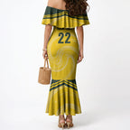 Australia Socceroos 2026 Custom Mermaid Dress Golden Sporty Style
