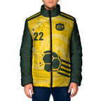 Australia Socceroos 2026 Custom Padded Jacket Golden Sporty Style