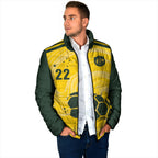 Australia Socceroos 2026 Custom Padded Jacket Golden Sporty Style