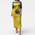 Australia Socceroos 2026 Custom Puletasi Golden Sporty Style
