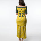 Australia Socceroos 2026 Custom Puletasi Golden Sporty Style