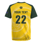 Australia Socceroos 2026 Custom Rugby Jersey Golden Sporty Style