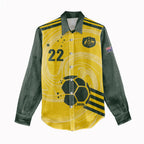 Australia Socceroos 2026 Custom Women Casual Shirt Golden Sporty Style