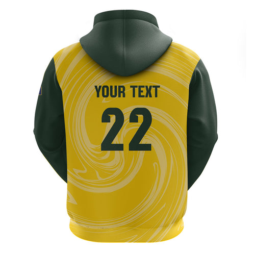 Australia Socceroos 2026 Custom Zip Hoodie Golden Sporty Style
