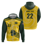 Australia Socceroos 2026 Custom Zip Hoodie Golden Sporty Style