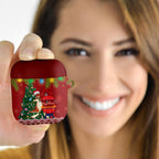 Australia Christmas In July AirPods Case Happy Chrissie Kangaroo Barbie