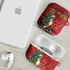 Australia Christmas In July AirPods Case Happy Chrissie Kangaroo Barbie