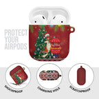 Australia Christmas In July AirPods Case Happy Chrissie Kangaroo Barbie