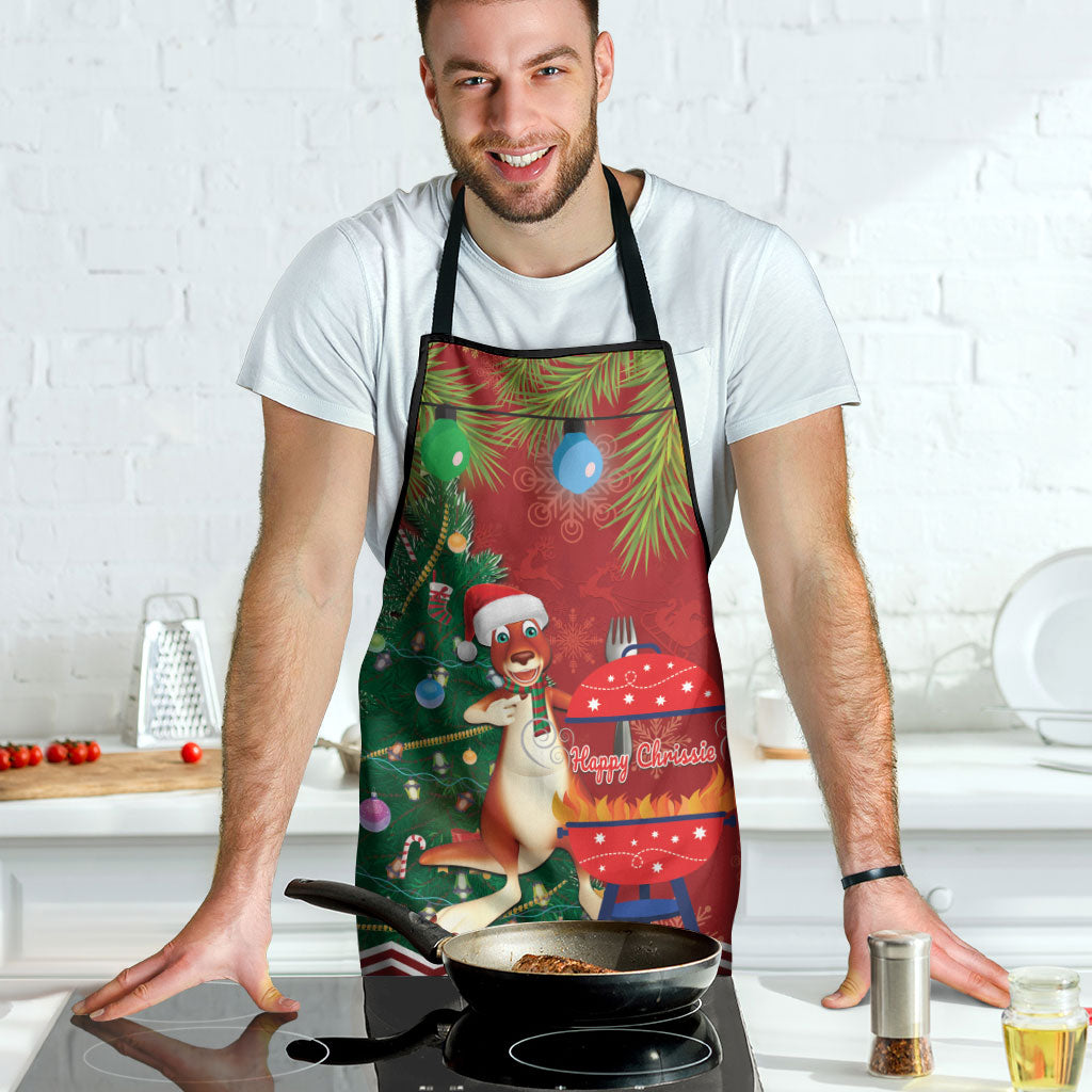 Australia Christmas In July Apron Happy Chrissie Kangaroo Barbie