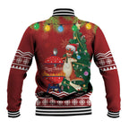 Australia Christmas In July Baseball Jacket Happy Chrissie Kangaroo Barbie