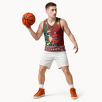 Australia Christmas In July Basketball Jersey Happy Chrissie Kangaroo Barbie