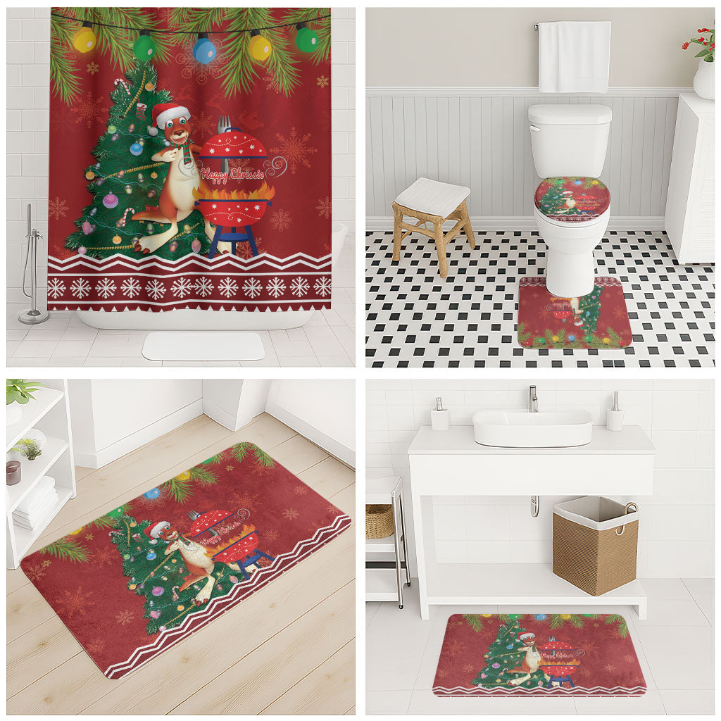Australia Christmas In July Bathroom Set Happy Chrissie Kangaroo Barbie