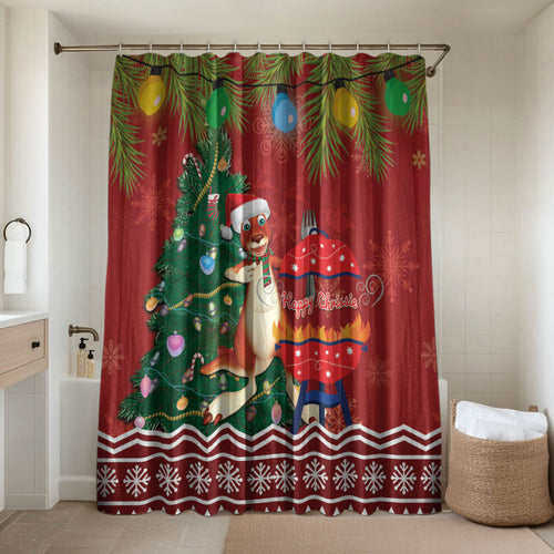 Australia Christmas In July Bathroom Set Happy Chrissie Kangaroo Barbie