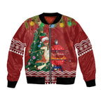 Australia Christmas In July Bomber Jacket Happy Chrissie Kangaroo Barbie