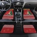 Australia Christmas In July Car Mats Happy Chrissie Kangaroo Barbie