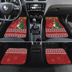 Australia Christmas In July Car Mats Happy Chrissie Kangaroo Barbie