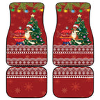 Australia Christmas In July Car Mats Happy Chrissie Kangaroo Barbie
