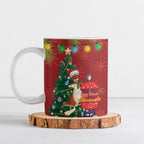 Australia Christmas In July Ceramic Mug Happy Chrissie Kangaroo Barbie