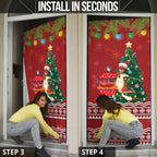 Australia Christmas In July Door Cover Happy Chrissie Kangaroo Barbie