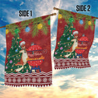 Australia Christmas In July Garden Flag Happy Chrissie Kangaroo Barbie