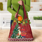 Australia Christmas In July Grocery Bag Happy Chrissie Kangaroo Barbie