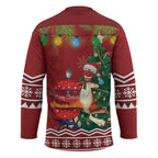 Australia Christmas In July Hockey Jersey Happy Chrissie Kangaroo Barbie