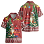 Australia Christmas In July Kid Hawaiian Shirt Happy Chrissie Kangaroo Barbie LT22