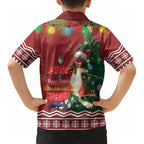 Australia Christmas In July Kid Hawaiian Shirt Happy Chrissie Kangaroo Barbie LT22