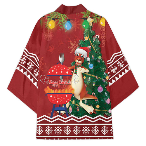 Australia Christmas In July Kimono Happy Chrissie Kangaroo Barbie