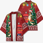 Australia Christmas In July Kimono Happy Chrissie Kangaroo Barbie