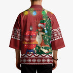 Australia Christmas In July Kimono Happy Chrissie Kangaroo Barbie