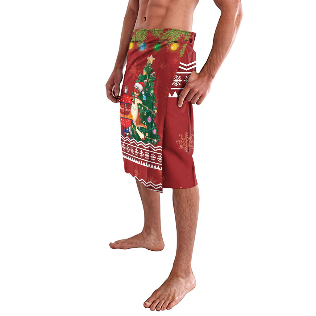 Australia Christmas In July Lavalava Happy Chrissie Kangaroo Barbie